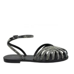 S.PIERO E1-088 BLACK SANDALS