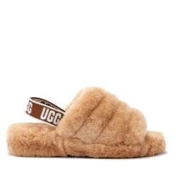 UGG FLUFF YEAH SLIDE CHESTNUT