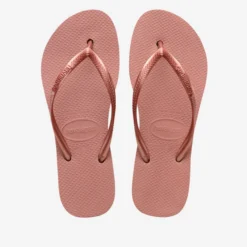 HAVAIANAS SLIM FLATFORM ECROCUS ROSE