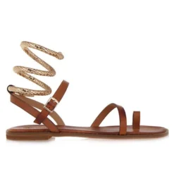 MAKIS KOTRIS 04-645 NATURAL FLATS -Summer Shoe Store K 317.1