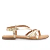 GIOSEPPO LELEX GOLD SANDALS