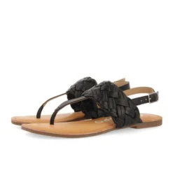GIOSEPPO SERGINES BLACK SANDALS -Summer Shoe Store SERGINESBLK3
