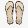 HAVAIANAS BEIGE SLIM ANIMAL PRINTED