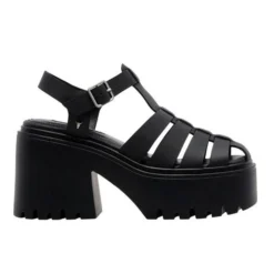 WINDSOR SMITH ETERNITY BLACK SANDALS