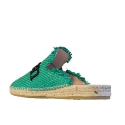 MACARENA IMA154 GREEN FLATS -Summer Shoe Store macarenagreen3
